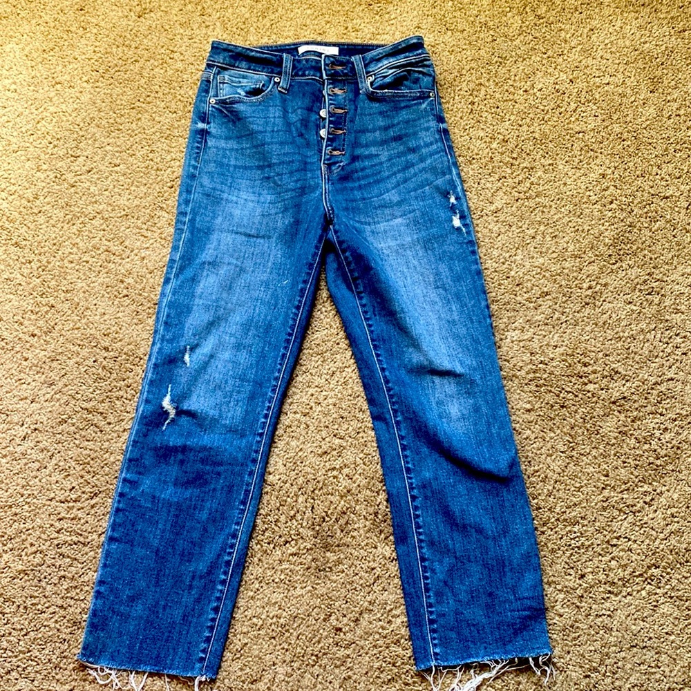 NEW!Eunina ultra high rise straight crop size 7